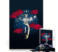 Puzzle de 1000 pièces Gardien de la Lune Mystique pour Adultes, Jeu de logique Fine, Silencieux et Amusant, Bords Nets, Cadeau mémorable (38x26cm)