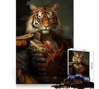 Puzzle de 1000 pièces Général Tigre pour Adolescents, Jeu de réflexion, découpe de précision, pour Les fêtes 38x52cm