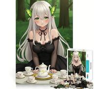 Puzzle de 1000 pièces Goûter Entre Filles d'anime pour Adolescents activité ludique et stimulante,découpe Nette,Composants Robustes,idéale pour se réunir (38x52cm)
