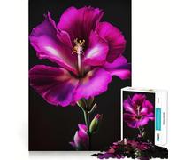 Puzzle de 1000 pièces, grand et beau motif floral, bords propres, jeu de réflexion décoratif, jouet éducatif, passe-temps facile, cadeau d'anniversaire amusant (38 x 52 cm)