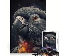Puzzle de 1000 pièces Gris du Gabon pour Adolescents Jeu de logique Stimulant, détente et créativité Cadeau d'anniversaire Surprise 38x52cm