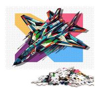 Puzzle de 1000 pièces Grumman F14 Tomcat WPAP pour Adultes, en Carton, Jeu de Puzzle Stimulant, 38 x 26 cm / 1000 pièces