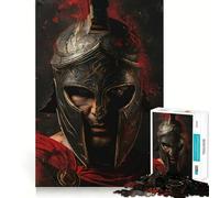 Puzzle de 1000 pièces Guerrier de Sparte pour Adolescents Jeu Intelligent pour Partager des Moments de complicité Découpe précise Pièce de Collection Artistique 38x52cm
