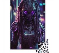 Puzzle de 1000 pièces Guerrier mécanique, Puzzle en Bois, Jouet éducatif, Cadeau de Noël, 1000 pièces (75 x 50 cm)