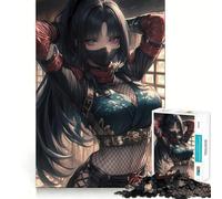 Puzzle de 1000 pièces Guerrier Ninja furtif pour Adolescents, Jeu de réflexion, Jouet Anti-Stress, découpe soignée, Cadeau Artistique 38x52cm