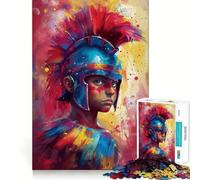 Puzzle de 1000 pièces Guerrier Romain pour Adolescents, Jeu intellectuel, détente mentale, découpe de qualité, Cadeau de Vacances (50x75cm)