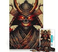 Puzzle de 1000 pièces Guerrier Samouraï Mort-Vivant pour Adultes Jeu de réflexion et d'adresse Découpe Laser pour Un Assemblage Parfait Activité enrichissante pour Les Jours de Pluie (38x26cm)