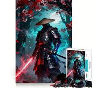 Puzzle de 1000 pièces Guerrier Samouraï pour Adultes Puzzle Relaxant et Artistique à Assembler Cadeau Unique (38x52cm)