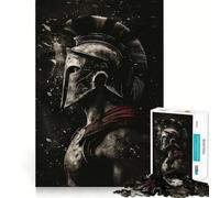 Puzzle de 1000 pièces Guerrier Spartiate à l'aspect Vieilli, pour Adolescents, Jeu de logique et de Construction Amusant, découpe de précision, Cadeau élégant 50x75cm
