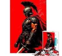 Puzzle de 1000 pièces Guerrier Spartiate Niveau Difficile et Stimulant Jeu Pratique pour Les 14 Ans et Plus 38x26cm