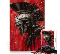 Puzzle de 1000 pièces Guerrier Spartiate pour Adolescents, idéal pour développer la mémoire, Jeu d'intérieur, découpe Fine, Cadeau du Père Noël 50x75cm