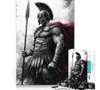Puzzle de 1000 pièces Guerrier Spartiate pour Adolescents Jeu Intelligent pour Partager des Moments de complicité Découpe précise Pièce de Collection Artistique 50x75cm