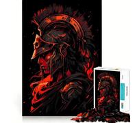 Puzzle de 1000 pièces Guerrier Spartiate Romain pour Adultes Jeu de logique Solide Jeu de Groupe Bords Nets 50x75cm