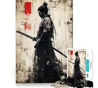 Puzzle de 1000 pièces Guerrier Sun Tzu 38x52cm œuvre d'art Graffiti, Jouet cognitif pour Adolescents, Plaisir Lent, Bords de qualité supérieure, Cadeau du Père Noël