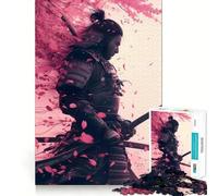 Puzzle de 1000 pièces Guerriers samouraïs dans Les cerisiers en Fleurs pour Adultes, Un Jeu Intelligent et Amusant à réaliser Ensemble, avec Une découpe précise et Artistique (38x26cm)