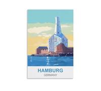 Puzzle de 1000 pièces, Hambourg, Allemagne, pour Enfants et Adultes, Jeu de Puzzle Amusant à Assembler soi-même, 52 x 38 cm