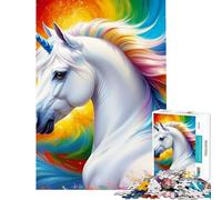 Puzzle de 1000 pièces Harmonie Céleste Licorne Difficile et Défi Jeu Pratique pour Les 14 Ans et Plus 38X26cm