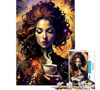 Puzzle de 1000 pièces Harmonie du café Un défi à relever Un Jeu éducatif Difficile et Stimulant adapté aux Personnes de 14 Ans et Plus (38x26cm)