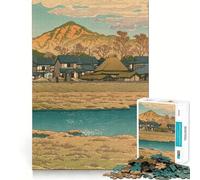 Puzzle de 1000 pièces Hasui Kawase,découpe précise,Jeu Intelligent et Relaxant,décoration de Noël (50x75cm)