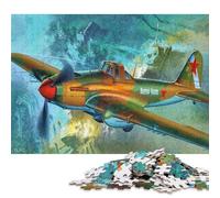Puzzle de 1000 pièces Hawker Hurricane Jet War pour Adultes et Amateurs de Puzzles (38 x 26 cm)