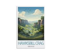 Puzzle de 1000 pièces, Hawksbill Crag, Arkansas, Jeu Stimulant, Puzzle Impossible, Puzzle de décoration familiale 52 x 38 cm