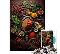 Puzzle de 1000 pièces Herbes et épices Jeu Impossible Difficile et Stimulant mais Amusant et Humoristique à partir de 14 Ans (38x52cm)