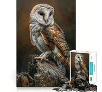 Puzzle de 1000 pièces Hibou Oiseau pour Adolescents Jeu de réflexion Jouet à Partager Découpe Nette (50x75cm)