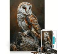 Puzzle de 1000 pièces Hibou Oiseau pour Adolescents Jeu Intelligent et divertissant Image à Assembler (38x52cm)