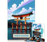 Puzzle de 1000 pièces Hiroshima Ideal Cut Decor Jeu cognitif Cadeau Facile à Jouer Jeu d'anniversaire (50x75cm)