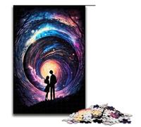 Puzzle de 1000 pièces Histoire d'amour Cosmique en Bois Jeu éducatif décoration intérieure 75x50cm