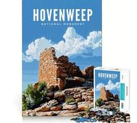 Puzzle de 1000 pièces Hovenweep National Monument,Jeu de découpe sans Couture,activité intellectuelle,Divertissement paisible,Cadeau d'anniversaire Amusant (38x52cm)