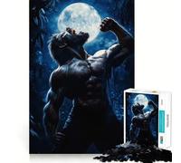Puzzle de 1000 pièces Hurlement de Loup-Garou »,Jeu de réflexion créatif,pièces Robustes et découpées avec précision,idéal pour Les Voyages (50x75cm)