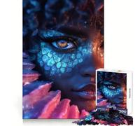 Puzzle de 1000 pièces Œil de sirène Mystique pour Adolescents, Jeu de logique et d'adresse, à Partager et à découper avec précision, décoration Murale (38x52cm)