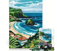 Puzzle de 1000 pièces Îles des Açores, Portugal pour Adultes Stimulation cérébrale, Passe-Temps agréable, Assemblage Solide, Cadeau attentionné (38x52cm)