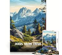 Puzzle de 1000 pièces illustrant Le Paysage du John Muir Trail,idéal pour Les Adolescents Exercice Mental,détente et Divertissement Un Cadeau Parfait pour Les fêtes (38x26cm)