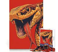 Puzzle de 1000 pièces illustrant Un Serpent sonnettes, idéal pour Les Adolescents Un Jeu de réflexion Relaxant, Un Cadeau raffiné et soigné (50x75cm)