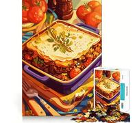 Puzzle de 1000 pièces Illustration de Nature Morte Hachis parmentier Bords Lisses Jeu de Concentration Amusant Idéal pour des Moments de détente Cadeau d'anniversaire (38x26cm)