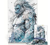 Puzzle de 1000 pièces illustré Yéti pour Adultes Idéal pour se concentrer, s'entraîner, se détendre et s'amuser Cadeau créatif et Amusant (38x52cm)