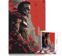 Puzzle de 1000 pièces inspiré des Films de Soldats Spartiates pour Adultes Activité ludique et Interactive pour Apprendre Cadeau mémorable et touchant Dimensions 38x52cm