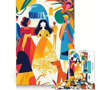 Puzzle de 1000 pièces inspiré par la Vision fauviste des Ménines,idéal pour Les Adolescents Stimule l'esprit,ludique,découpe Nette,Composants Robustes,activité de Groupe réconfortante (38x26cm)
