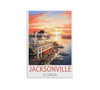 Puzzle de 1000 pièces, Jacksonville, Floride, Jeu de Loisirs, Jeu éducatif et détendu, décoration intérieure, Cadeau Artistique, 52 x 38 cm