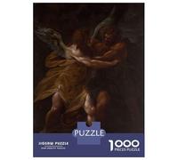 Puzzle De 1000 Pièces Jacob Wrestling with Angel pour Adultes, Jouet, Décoration Murale, Défi Difficile, Idéal comme Cadeau pour Toute La Famille 38x26cm/1000pcs