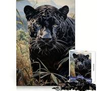 Puzzle de 1000 pièces Jaguar rôdeur pour Adultes, Jeu de réflexion, Divertissement d'intérieur, Bords précis, Objet de Collection 38x26cm