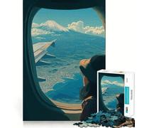 Puzzle de 1000 pièces « J'Ai laissé Mon cœur au Japon »,découpe précise,Art,Jeu cognitif et Amusant,Loisirs,scène de Noël (38x52cm)