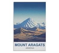 Puzzle de 1000 pièces, Jeux éducatifs, Mont Aragats Arménie，des Vacances pour Adolescents，Cadeau de Noël，70x50cm，Paper Puzzle,AA-1033