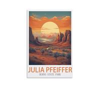 Puzzle de 1000 pièces, Julia Pfeiffer Burns State Park, 38 x 52 cm, Un Cadeau Relaxant et Stimulant pour Adultes, Adolescents et Seniors.