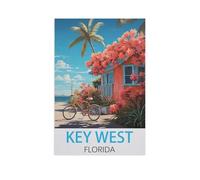 Puzzle De 1000 Pièces，Key West Floride，Jeu De Puzzle pour Adultes Et Adolescents（38x26cm）-FO17
