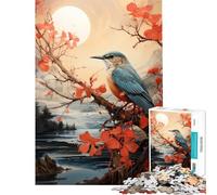 Puzzle de 1000 pièces Kingfish Flower and Sun Jeu éducatif Difficile et Stimulant d'analyse et de logique adapté aux Personnes de 14 Ans et Plus (38x26cm)