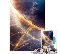 Puzzle de 1000 pièces Kintusgi Golden Horizon pour Adultes idéal pour décorer Un Mur s'amuser et se divertir à la Maison (Taille 50x75cm)