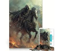 Puzzle de 1000 pièces La Chevauchée des Faucheurs pour Adolescents, Jeu de Puzzle Stimulant Le Cerveau, Jeu de Groupe, Art Assembler, Cadeau Classique (38x26cm)